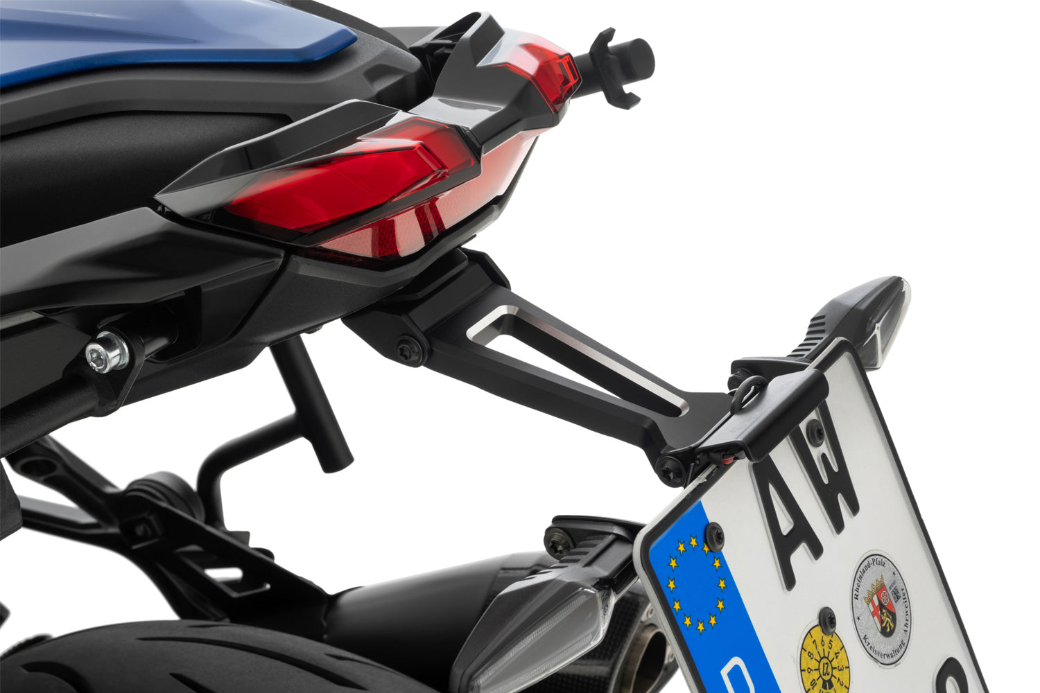 Wunderlich number plate holder R 1300 R/RS for models without luggage rack-13908-102