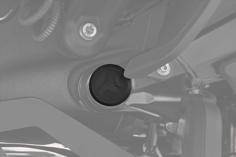 Wunderlich 3-piece Frame Plug Set for the BMW R 1300 RT - complete your BMW ✔ Premium components ✔ Integrated design ➜ Order now