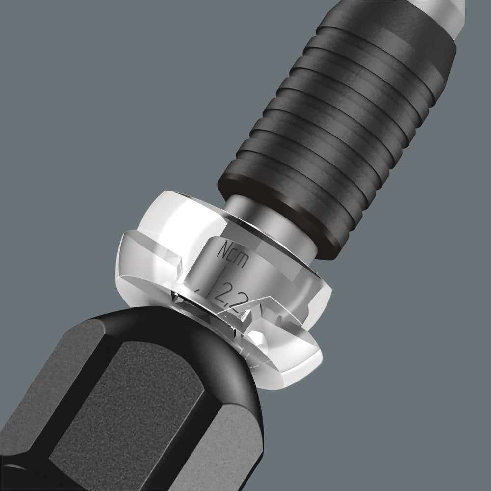 Wera Tools - 1430 ESD Kraftform Micro Adjustable Torque Screwdrivers (0.02-0.11 Nm) with Quick-Release Chuck