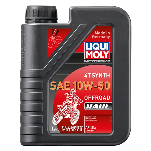 LiquiMoly - 4T SAE MX/Off-Road Race Synthetic Engine Oil - 10W50