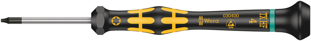 Wera Tools - 1567 TORX® HF ESD Kraftform Micro screwdriver with holding function for TORX® screws