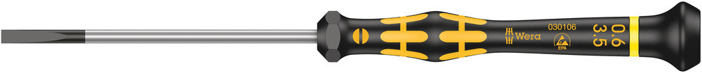 Wera Tools - 1578 A ESD Kraftform Micro screwdriver for slotted screws