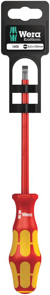 Wera Tools - 160 i SB VDE Insulated screwdriver for slotted screws