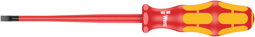Wera Tools - 160 iS VDE Insulated screwdriver with reduced blade diameter for slotted screws