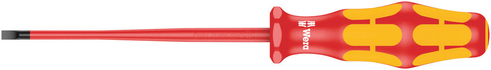 Wera Tools - 160 iS VDE Insulated screwdriver with reduced blade diameter for slotted screws
