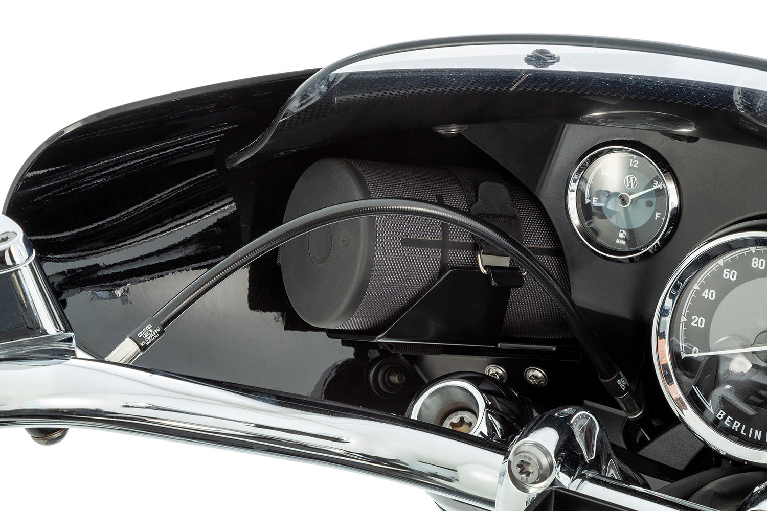 Wunderlich loudspeaker/bottle holder for HIGHWAY cockpit fairing R 18 - complete your BMW ✔ Premium components ✔ Integrated design ✔