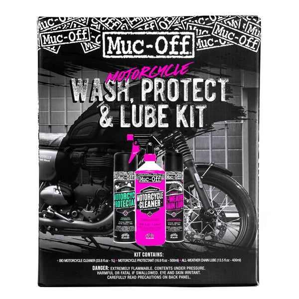 MucOff-WASH & PROTECT & LUBE KIT MUC-OFF 20095US 5037835204988