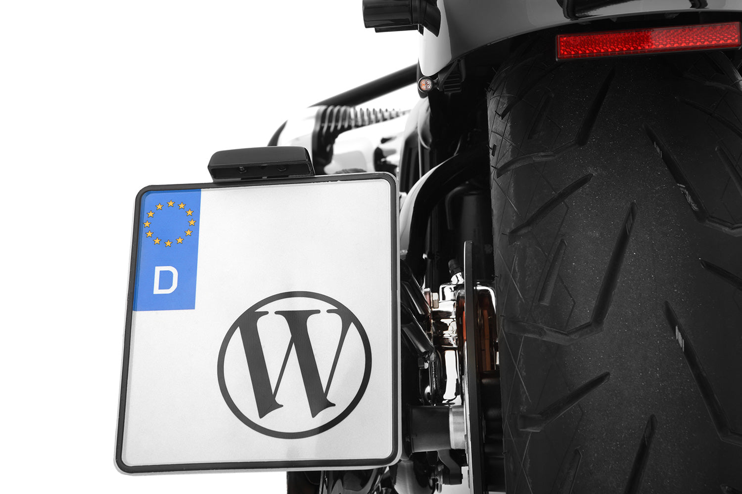 Wunderlich licence plate holder side R 18 - complete your BMW ✔ Premium components ✔ Integrated design ➜ Order now