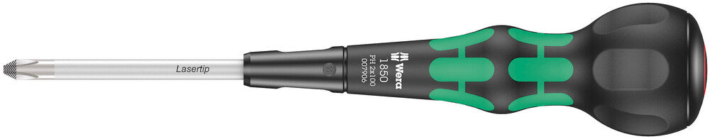Wera Tools - 1850 PH Kraftform Ball-Grip Phillips-Head Screwdriver