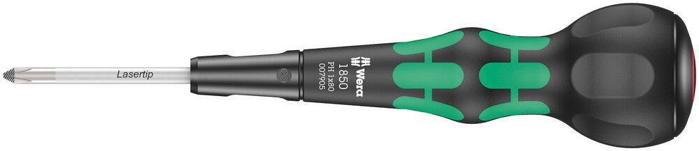 Wera Tools - 1850 PH Kraftform Ball-Grip Phillips-Head Screwdriver