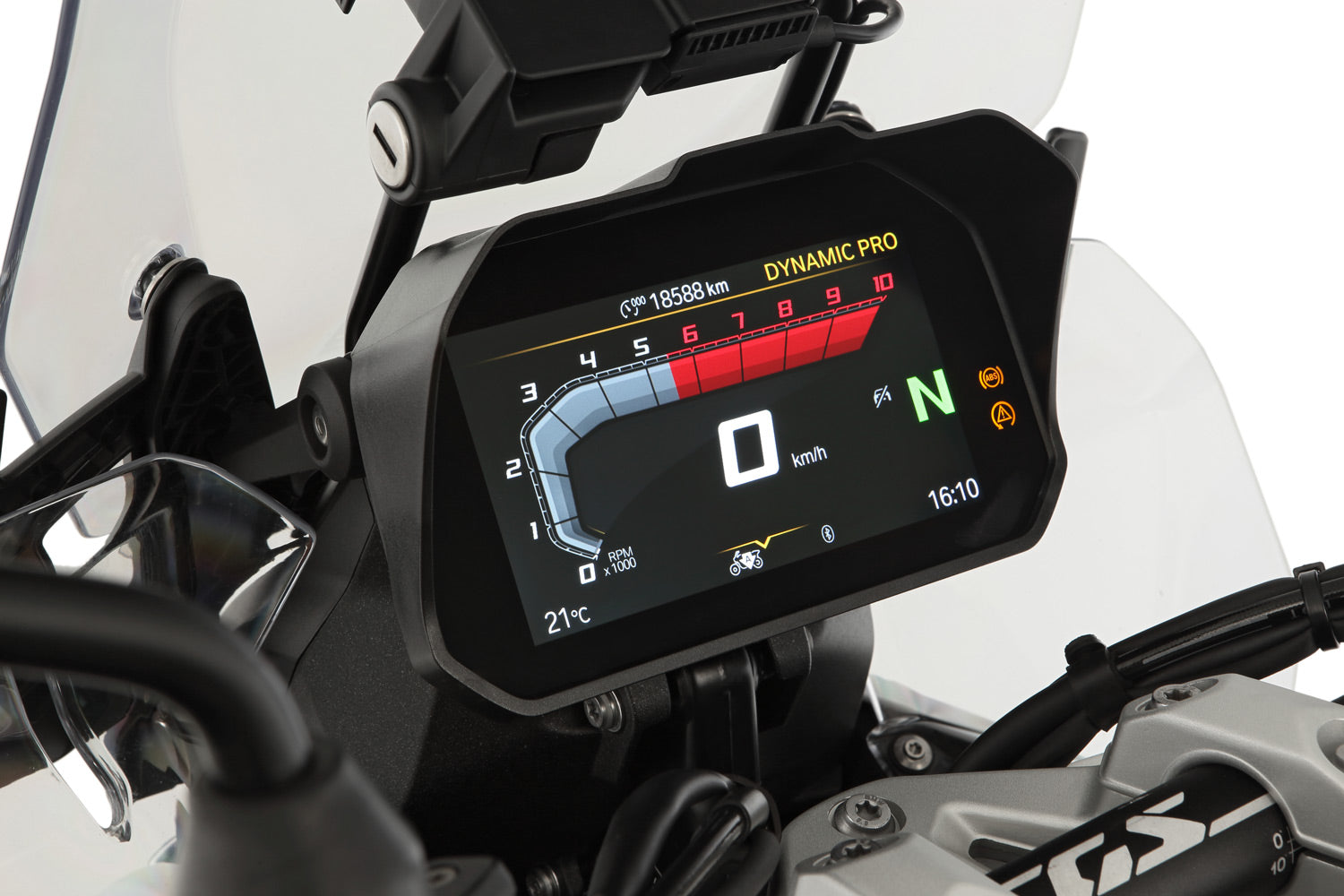 Wunderlich Glare shield for Cockpit TFT 6.5 inch - complete your BMW ✔ Premium components ✔ Integrated design ➜ Order now