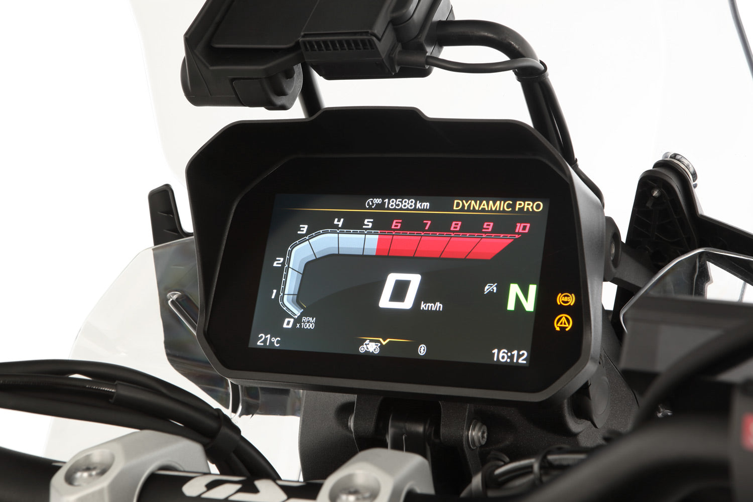 Wunderlich Glare shield for Cockpit TFT 6.5 inch - complete your BMW ✔ Premium components ✔ Integrated design ➜ Order now