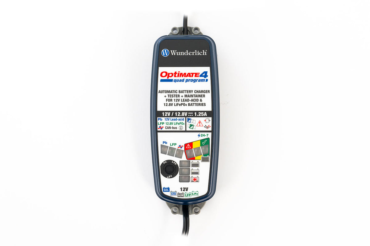 Wunderlich Edition Battery Charger Optimate 4 Quad-Program Canbus Edition-20190-300