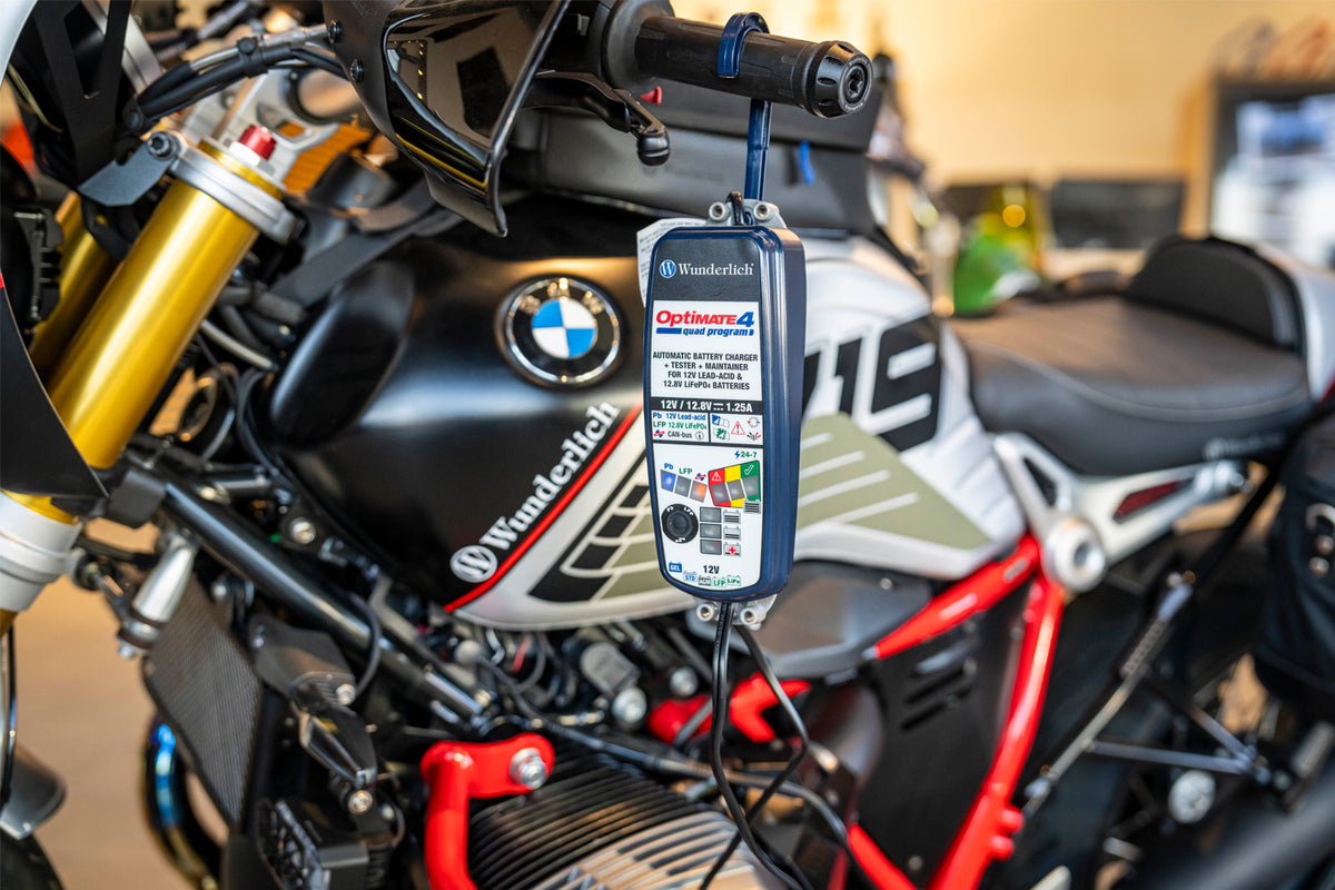 Wunderlich Edition Battery Charger Optimate 4 Quad-Program Canbus Edition-20190-300
