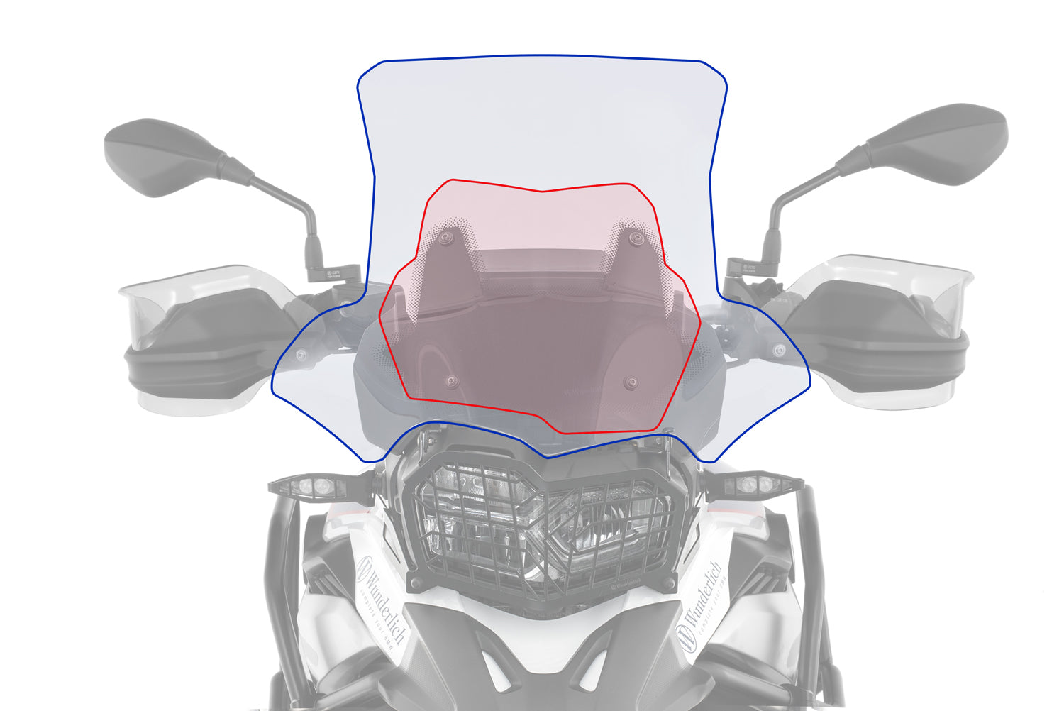 Wunderlich Windshield  MARATHON - complete your BMW ✔ Premium components ✔ Integrated design ➜ Order now