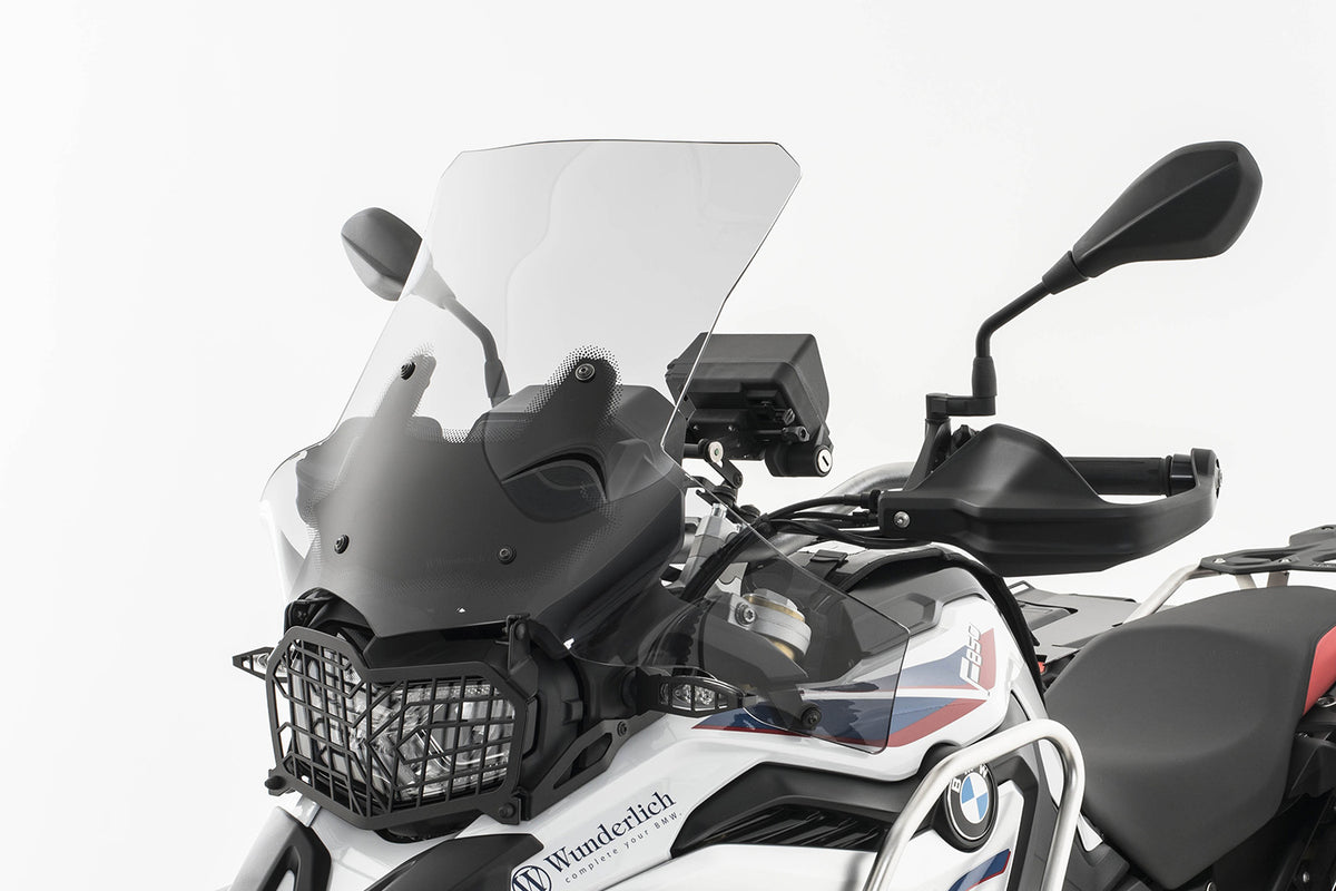Wunderlich windshield »EXTREME« extremely long bracket, transparent