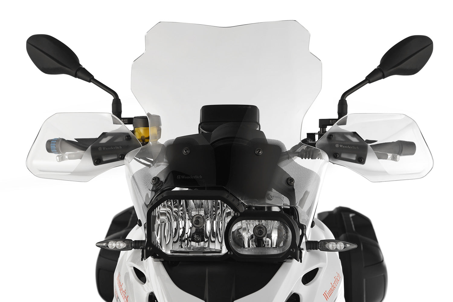 With a height of 460 mm, the plate is the perfect compromise between maximum wind protection and minimum dimensions.