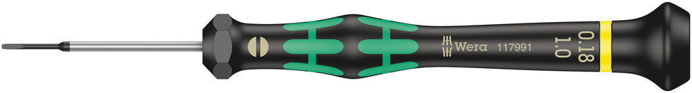 Wera Tools - 2035 Screwdriver for Slotted Screws for Electronic Applications