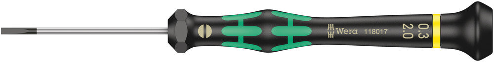 Wera Tools - 2035 Screwdriver for Slotted Screws for Electronic Applications