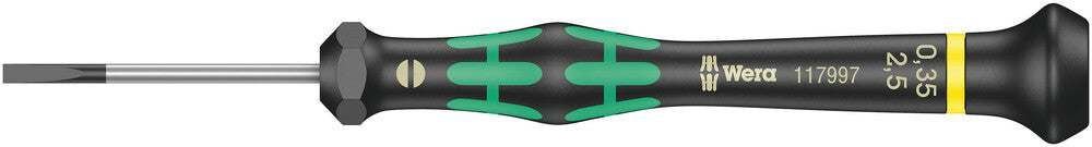 Wera Tools - 2035 Screwdriver for Slotted Screws for Electronic Applications