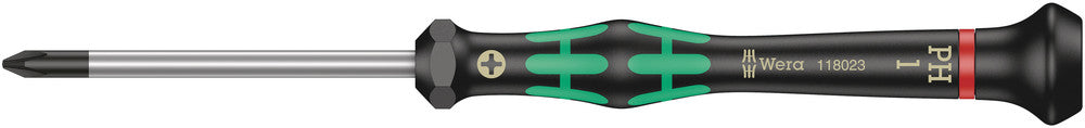 Wera Tools - 2050 PH Screwdriver for Phillips Screws for Electronic Applications