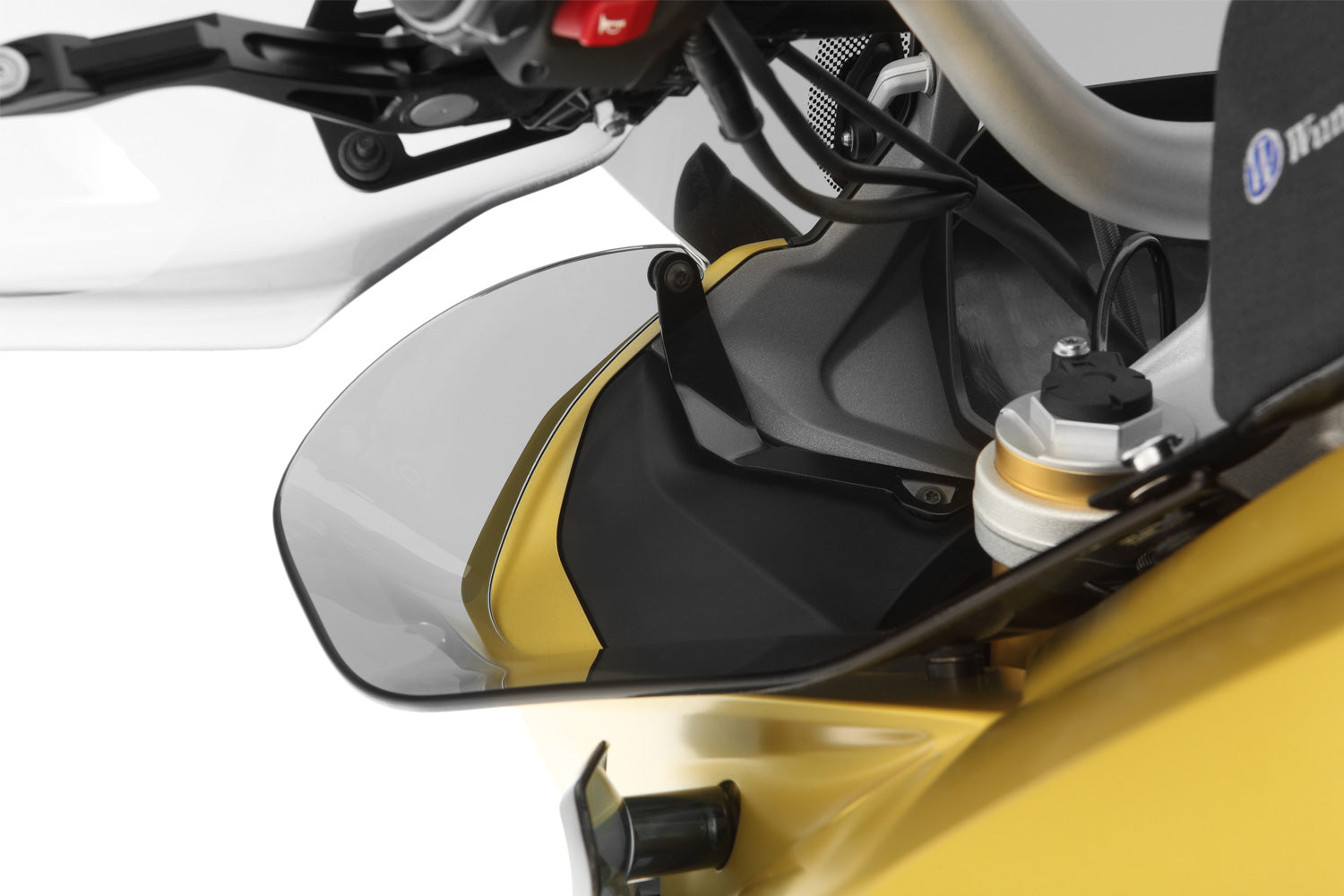 Wunderlich wind deflector »MARATHON-PLUS« effectively protect the RS rider from wind and weather influences
