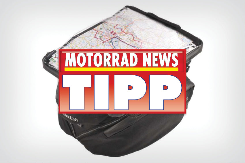 The mounting system is attached to the vehicle with minimal hand pressure and the tank bag can be quickly fastened to it. 
