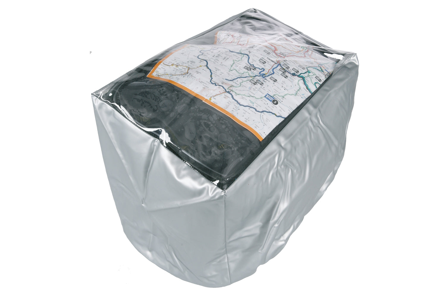 This rain cover is recommended if you’re carrying sensitive equipment and | or riding through serious rain.