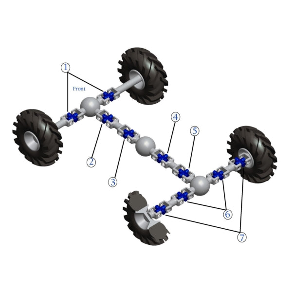 AllBallsRacing-UNIVERSAL JOINT ATV A/C/HON/POL ALLBALLS 19-1005 723980402663