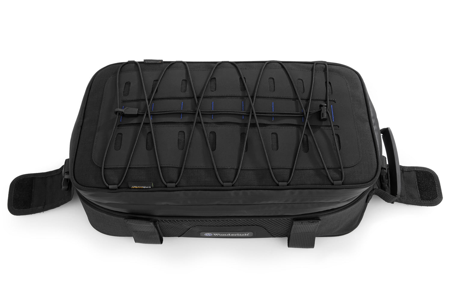 Our fitted BagPacker II case top bags attach to the side cases.