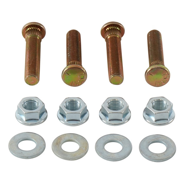 AllBallsRacing-WHEEL STUD/NUT KIT FT/RR POL 85-1106 723980447398