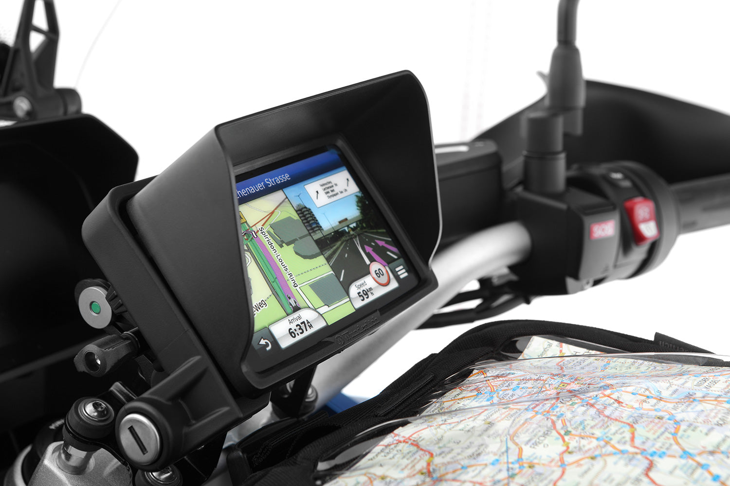 Device sun shade for BMW Navigator VI (6). Read your display even in full sunlight