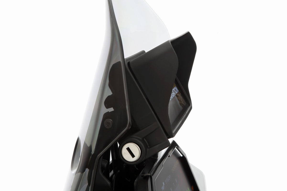 Wunderlich Glare Shield for BMW Navigator ConnectedRide  - complete your BMW ✔ Premium components ✔ Integrated design ➜ Order now