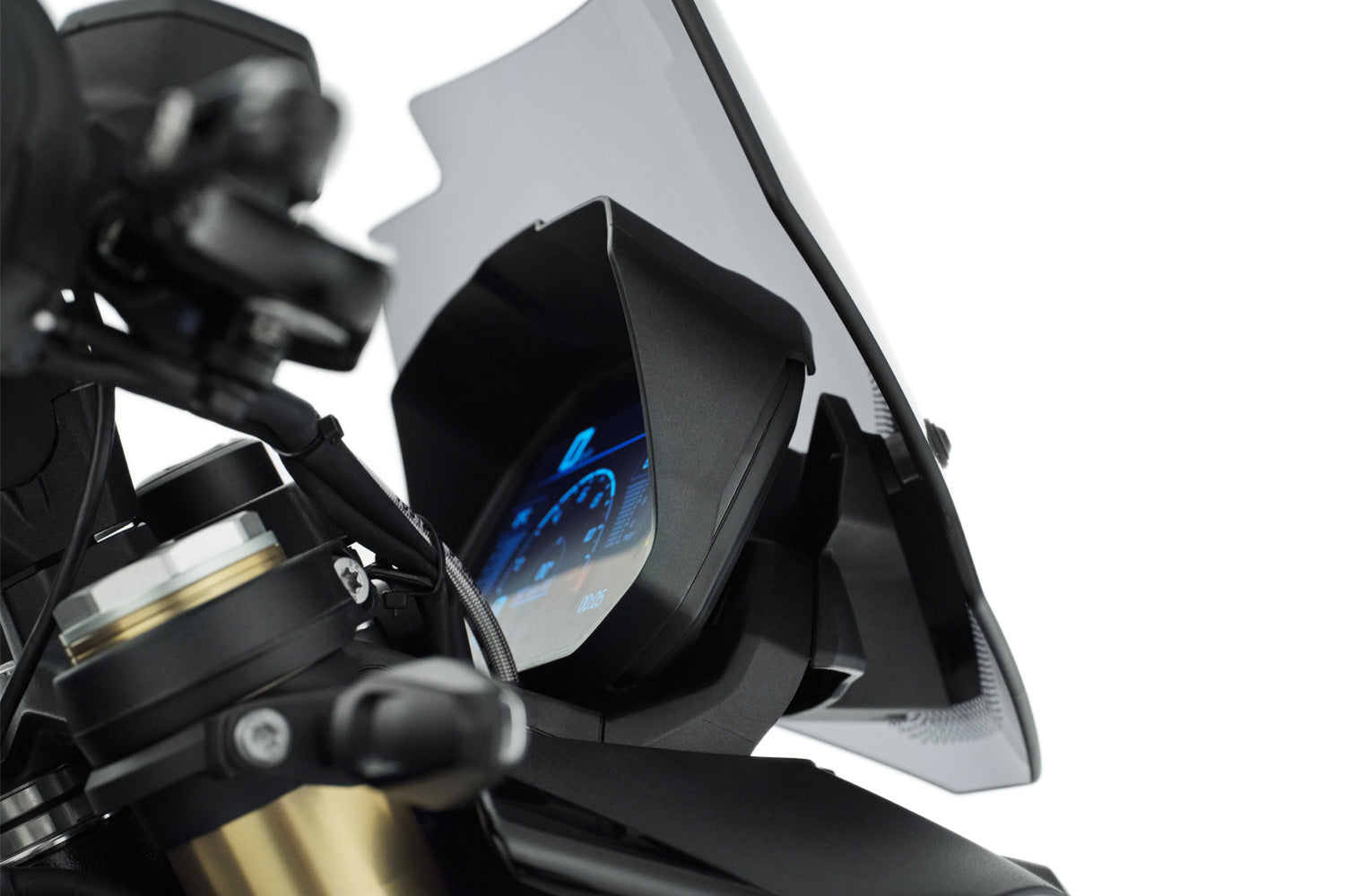 Wunderlich Glare shield for Cockpit TFT 6.5 inch - complete your BMW ✔ Premium components ✔ Integrated design ➜ Order now