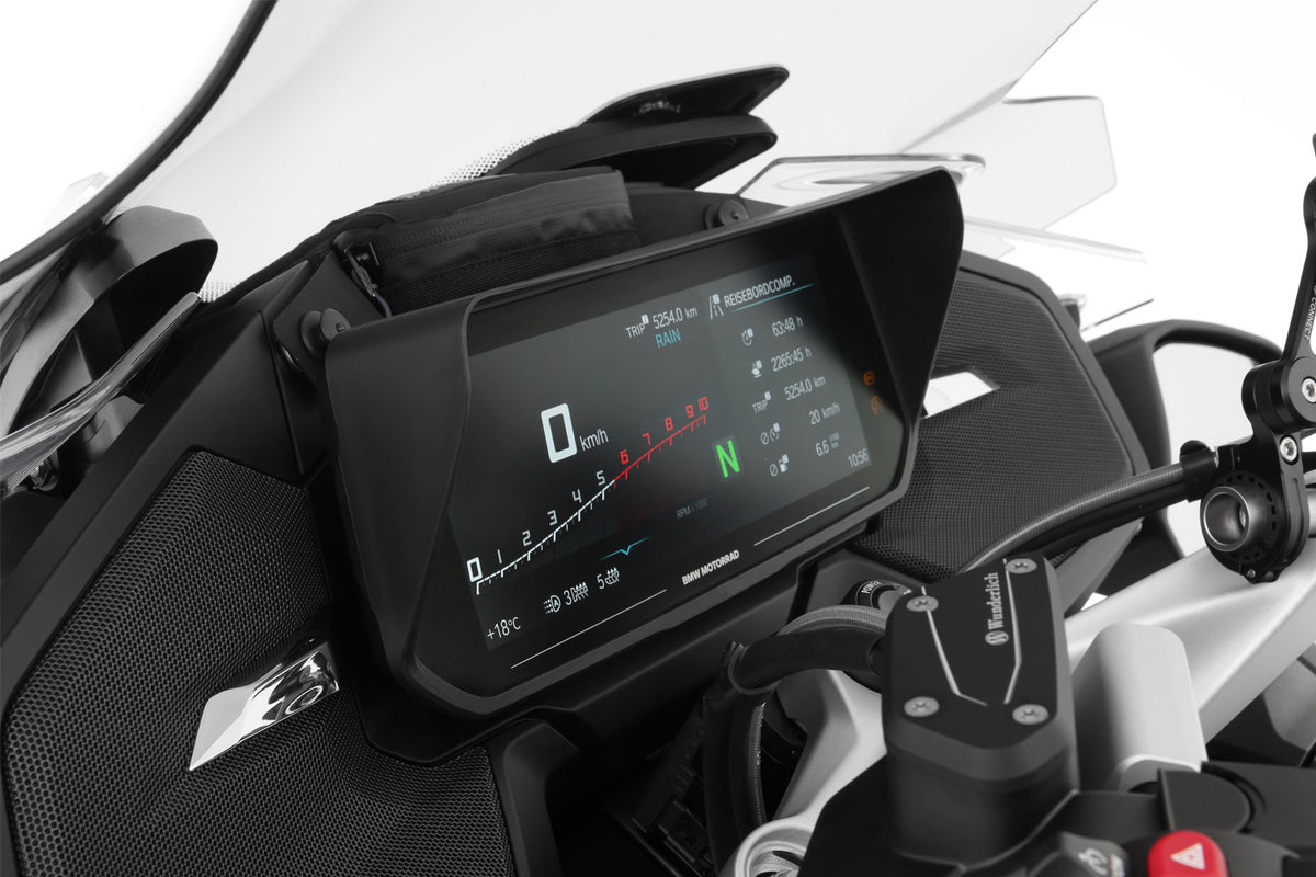 Wunderlich glare shield for Cockpit TFT 10,25 inch