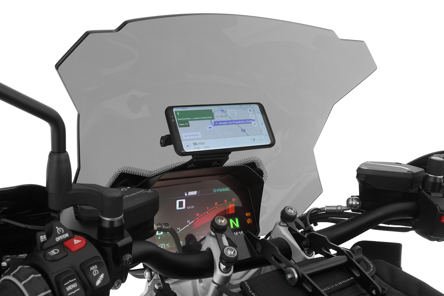 Wunderlich universal device carrier R 1250 R - complete your BMW ✔ Premium components ✔ Integrated design ➜ Order now