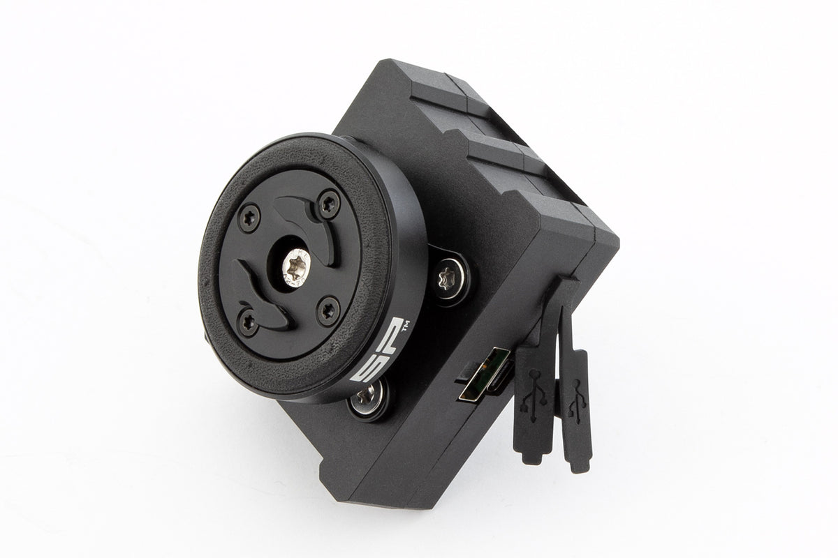 Our thoroughly practical USB charging box fits all BMWs with the factory-side BMW navigation preparation