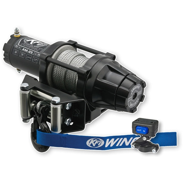 KFIProducts-WINCH ASSAULT 2500LB W/METAL CABLE KFI AM-25 748252668790