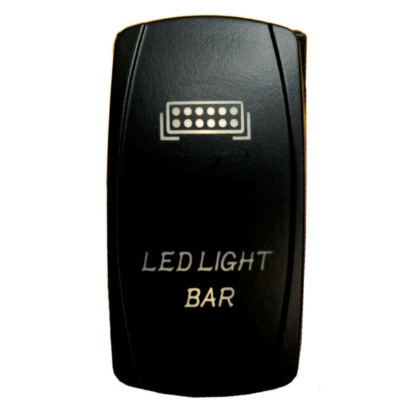 QuakeLed-SWITCH ROCKER 7 PINS LED LIGHT BAR WH QRS372 718193338434