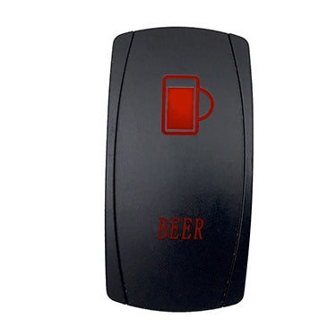 QuakeLed-SWITCH ROCKER 5 PINS BEER RD QUAKELED QRS662 103552812729