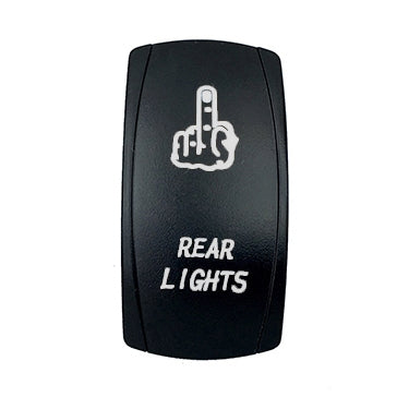 QuakeLed-SWITCH ROCKER 5 PINS REAR LIGHTS WH QRS671 718193339080