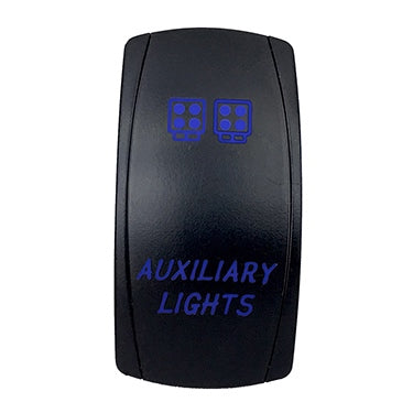 QuakeLed-SWITCH ROCKER 5 PINS AUXILIARY LIGHTS BL QRS696 718193338687
