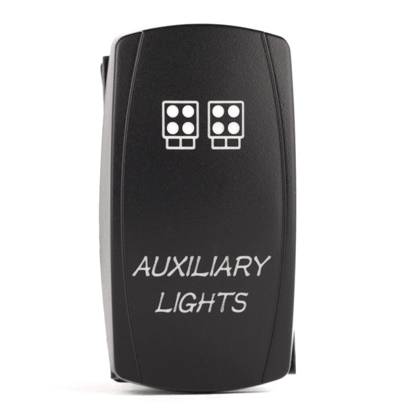 QuakeLed-SWITCH ROCKER 5 PINS AUXILIARY LIGHTS BL QRS696 718193338687