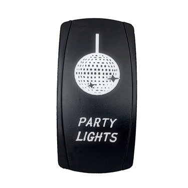 QuakeLed-SWITCH ROCKER 5 PINS PARTY LIGHTS WH QRS703 103552812762