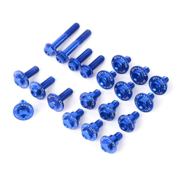 DRC/Zeta/Unit-BOLT SET ALU PLASTIC BL YAM ZE88-5666 4547836253423