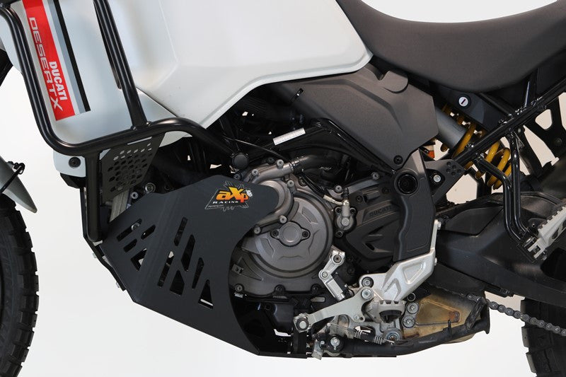 AXP Racing - HDPE Skid Plate - Ducati Desert X 2022-2023 / To Fit Hepco & Becker Crash Bars