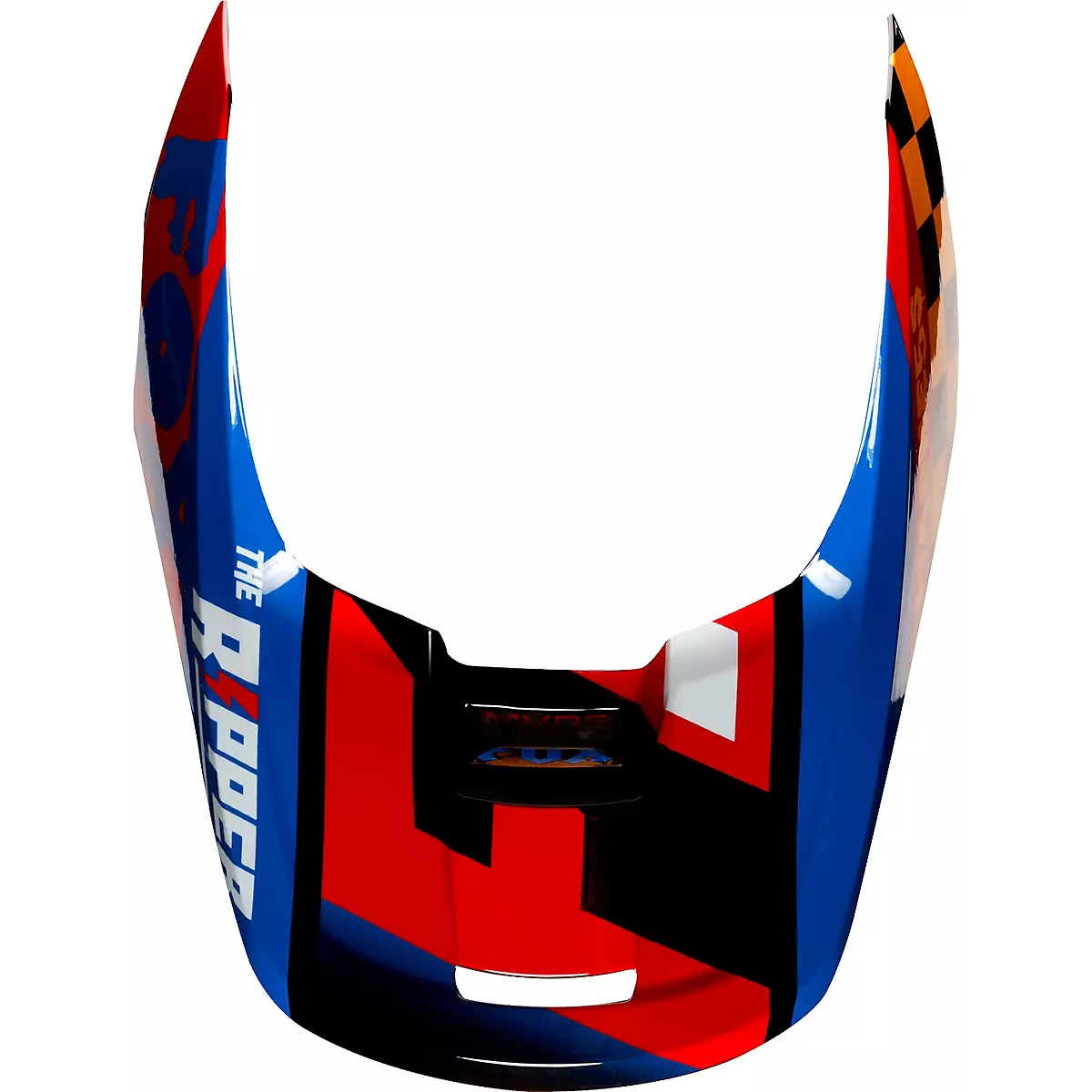 Fox Racing - MX19 V1 Helmet Visor - Czar-Black/Yellow (22973-019)