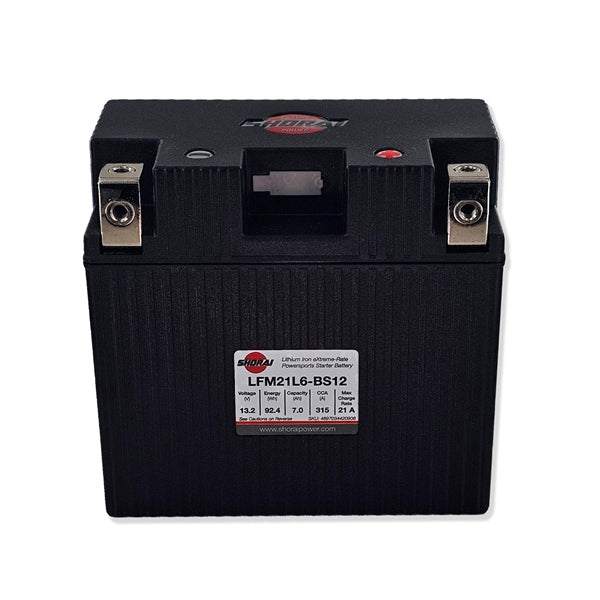 Shorai-LFM21L6-BS12 SHORAI BATTERY LFM21L6-BS12 4897034420906