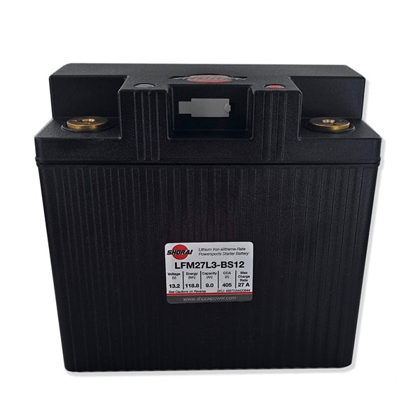 Shorai-LFM27L3-BS12 SHORAI BATTERY LFM27L3-BS12 4897034420944