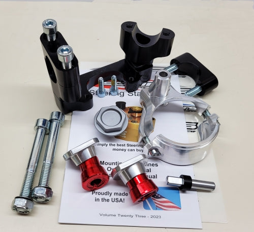 Scotts - Solid & Rubber SUB Mounted Steering Damper Kit - 2024+ KTM 450/500 EXC-F